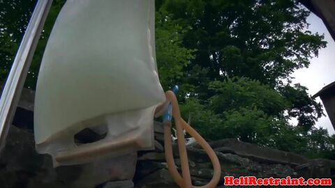 HD видео, бдсм, бондаж, открытый, рыжая